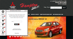 Desktop Screenshot of hamptonmitsubishi.com